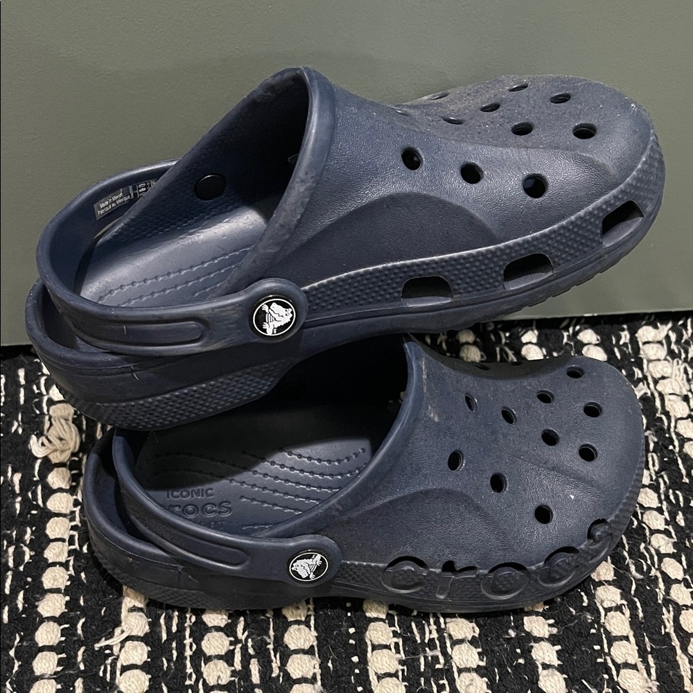 CROCS Kids Dark Blue Slippers